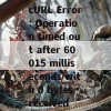 cURL Error: Operation timed out after 60015 milliseconds with 0 bytes received