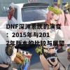 DNF深渊系统的演变：2015年与2017年版本的比较与展望