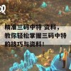 精准三码中特 资料，教你轻松掌握三码中特的技巧与资料！