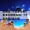 想知道7个生肖合成5有多少种组合吗？7个生肖复5多少组