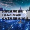 剑魔职业深度解析：2016与2020年加点方案及刷图技巧总结