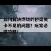 如何解决燃烧的桥梁关卡不足的问题？玩家必读攻略！