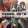 2023澳门精准王中王全新解读，带你了解内幕与技巧！