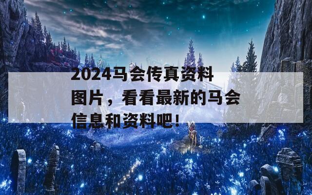 2024马会传真资料图片，看看最新的马会信息和资料吧！